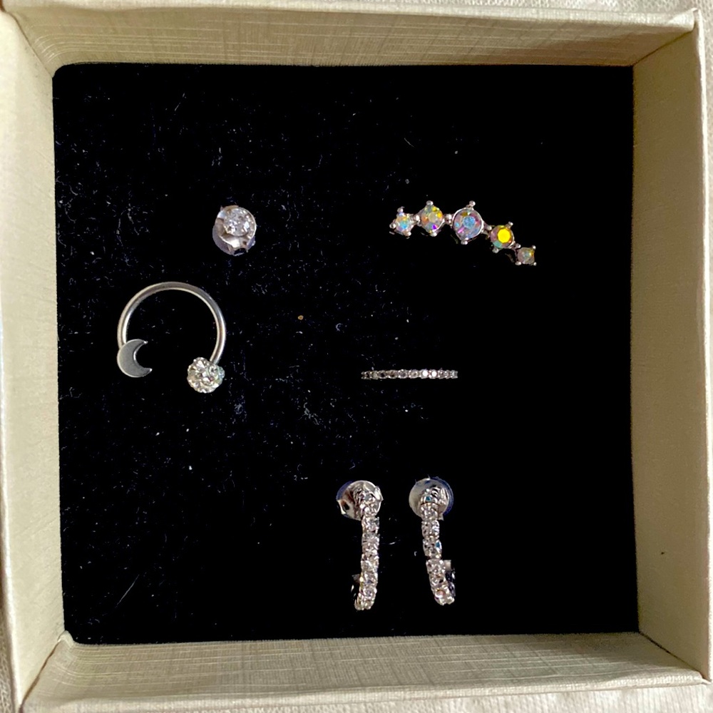 Perfect jewelry combo nose/ear bundle